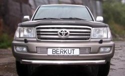 6 799 р. Декоративная вставка воздухозаборника (рестайлинг) Berkut Toyota Land Cruiser 100 дорестайлинг (1998-2002). Увеличить фотографию 1