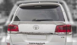 8 149 р. Спойлер TopKontur Design (нижний) Toyota Land Cruiser 200 1-ый рестайлинг (2012-2015) (Неокрашенный). Увеличить фотографию 1