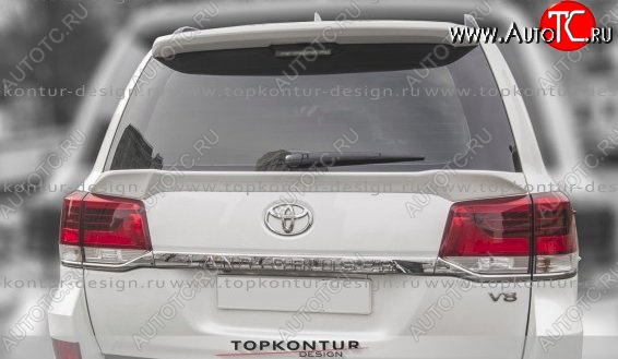 8 149 р. Спойлер TopKontur Design (нижний) Toyota Land Cruiser 200 1-ый рестайлинг (2012-2015) (Неокрашенный)