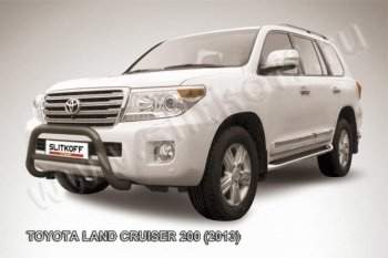 Кенгурятник d76 низкий Toyota (Тойота) Land Cruiser (Лэнд)  200 (2012-2015) 200 1-ый рестайлинг