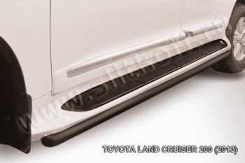 Защита штатного порога d57 Toyota (Тойота) Land Cruiser (Лэнд)  200 (2012-2015) 200 1-ый рестайлинг