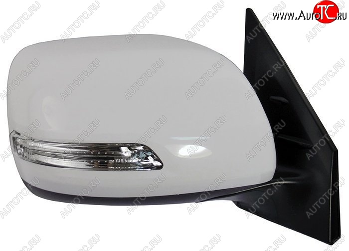 11 399 р. Боковое правое зеркало заднего вида (обогрев/поворотник) SAT  Toyota Land Cruiser  200 (2012-2015) (Неокрашенное)