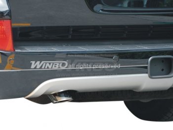 3 879 р. Насадка глушителя WINBO Toyota Land Cruiser 200 2-ой рестайлинг (2015-2021). Увеличить фотографию 1