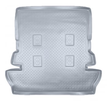 2 479 р. Коврик багажника Norplast Unidec (7 мест)  Toyota Land Cruiser  200 (2007-2021) (Цвет: серый). Увеличить фотографию 2