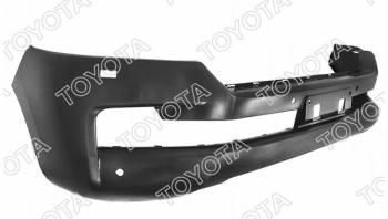 35 949 р. Передний бампер (под омыватели и радар детекторы) TOYOTA  Toyota Land Cruiser  200 (2015-2021) (неокрашенный). Увеличить фотографию 1