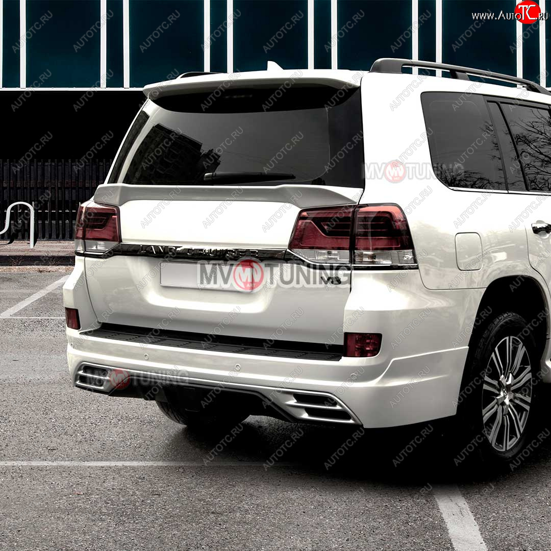 21 599 р. Накладка на бампер WALD  Toyota Land Cruiser  200 (2015-2021) (Неокрашенная)