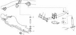 389 р. Полиуретановая втулка стабилизатора передней подвески Точка Опоры (23 мм)  Toyota Land Cruiser  J70 (1984-2004). Увеличить фотографию 2