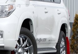 15 349 р. Накладки на колёсные арки JAOS Toyota Land Cruiser 200 дорестайлинг (2007-2012) (Неокрашенные). Увеличить фотографию 3