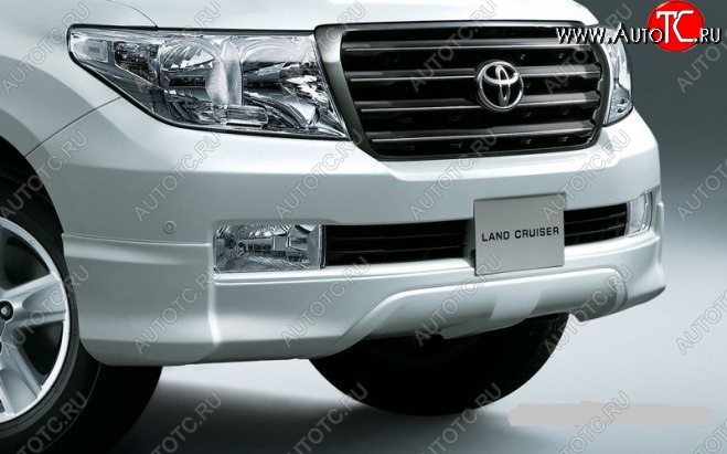 9 299 р. Накладка на передний бампер ORIGINAL Toyota Land Cruiser 200 дорестайлинг (2007-2012) (Неокрашенная)