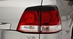 559 р. Реснички на фонари RA  Toyota Land Cruiser  200 (2007-2012) (Неокрашенные). Увеличить фотографию 1