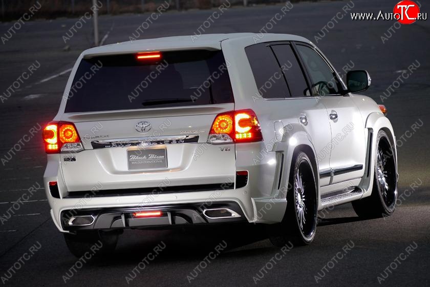 6 649 р. Лип спойлер WALD  Toyota Land Cruiser  200 (2007-2012) (Неокрашенный)