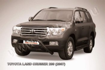 Кенгурятник d76 низкий широкий мини Toyota (Тойота) Land Cruiser (Лэнд)  200 (2007-2012) 200 дорестайлинг