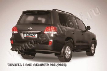 7 799 р. Уголки d76  Toyota Land Cruiser  200 (2007-2012) (Цвет: серебристый). Увеличить фотографию 1