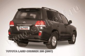 11 999 р. Уголки d76+d42 двойные  Toyota Land Cruiser  200 (2007-2012) (Цвет: серебристый). Увеличить фотографию 1