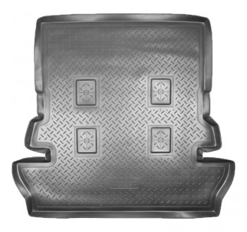 1 999 р. Коврик в багажник Norplast Unidec (7 мест ) Toyota Land Cruiser 200 дорестайлинг (2007-2012) (Цвет: черный). Увеличить фотографию 1