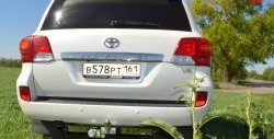 9 899 р. Фаркоп Лидер Плюс (c нерж. пластиной)  Toyota Land Cruiser  200 (2007-2012) (Без электропакета). Увеличить фотографию 2
