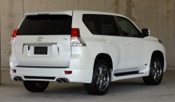 14 099 р. Пластиковые пороги Mz SPEED  Toyota Land Cruiser Prado  J150 (2009-2013). Увеличить фотографию 2