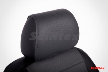 5 199 р. Чехлы на сиденья из экокожи Seintex  Toyota Land Cruiser Prado  J150 (2009-2013) (Черный). Увеличить фотографию 6