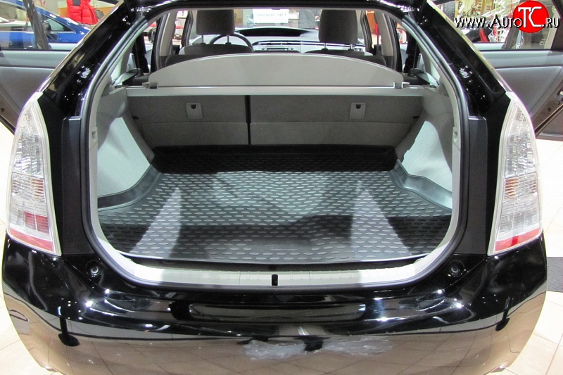 2 579 р. Коврик в багажник Element (полиуретан) Toyota Prius XW30 дорестайлинг (2009-2011)