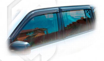 2 079 р. Дефлектор капота CA-Plastiс  Toyota Probox  рестайлинг (2014-2024) (Classic полупрозрачный, Без хром.молдинга). Увеличить фотографию 1