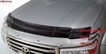 2 099 р. Дефлектор капота CA-Plastic  Toyota RAV4  XA40 (2015-2019) (Classic черный, Без надписи). Увеличить фотографию 6