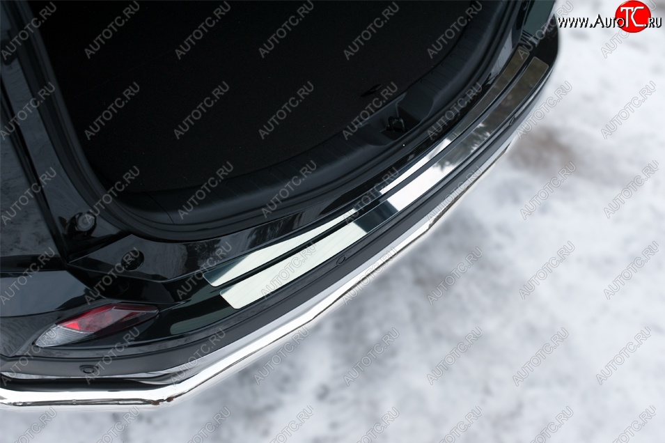 1 649 р. Накладка защитная на верхнюю часть заднего бампера Russtal  Toyota RAV4  XA40 (2015-2019)