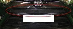 1 469 р. Сетка в решетку радиатора Russtal  Toyota RAV4  XA40 (2015-2019) (черная). Увеличить фотографию 1