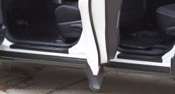 1 579 р. Накладки на порожки автомобиля RA Toyota RAV4 XA40 5 дв. рестайлинг (2015-2019) (Комплект (4 шт.)). Увеличить фотографию 1