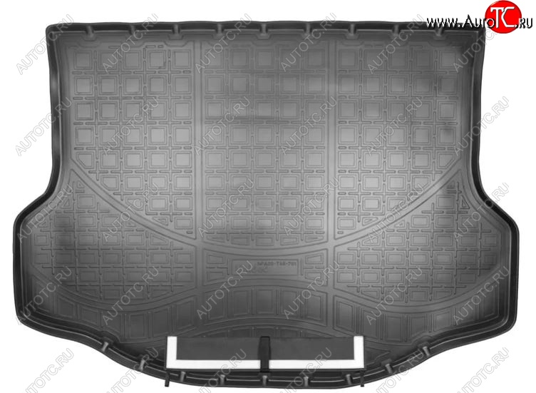 2 989 р. Коврик в багажник Norplast (с докаткой)  Toyota RAV4  XA40 (2012-2019) (Черный с фартуком)