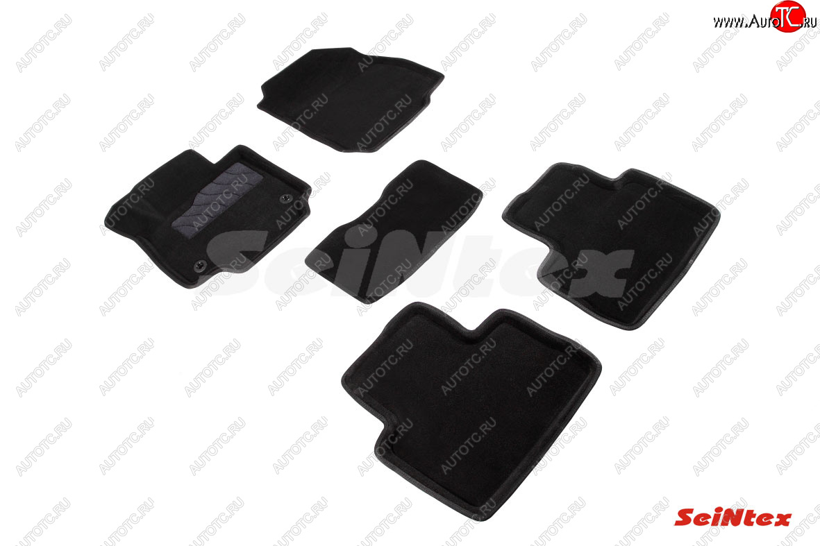 4 999 р. Текстильные 3D коврики в салон SEINTEX МКПП  Toyota RAV4  XA50 (2018-2024)