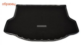 2 789 р. Комбинированый коврик с повышенной износостойкостью в багажник Unidec (полиуретан, текстиль)  Toyota RAV4  XA50 (2018-2024) (Черный). Увеличить фотографию 1