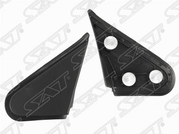 399 р. Правая накладка основания зеркала (треугольник) SAT Toyota RAV4 XA40 5 дв. дорестайлинг (2012-2015). Увеличить фотографию 1
