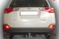 11 699 р. Фаркоп Лидер Плюс (с нерж.пластиной)  Toyota RAV4  XA30 (2010-2013) (Без электропакета). Увеличить фотографию 1