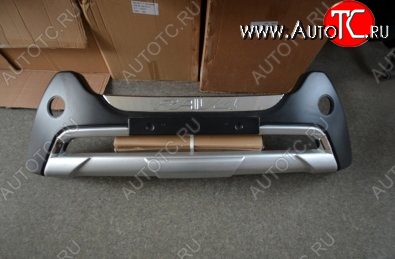14 399 р. Накладка на передний бампер CT v3  Toyota RAV4  XA40 (2012-2015) (Неокрашенная)