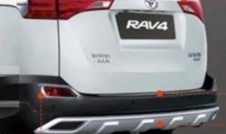 Накладка на задний бампер CT v3 Toyota RAV4 XA40 5 дв. дорестайлинг (2012-2015)