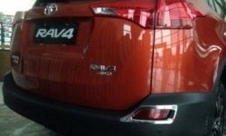 Накладки на задние отражатели СТ Toyota RAV4 XA40 5 дв. дорестайлинг (2012-2015)