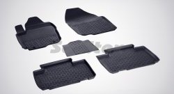 Износостойкие коврики в салон с высоким бортом SeiNtex Premium 4 шт. (резина) Toyota (Тойота) RAV4 (рав)  XA40 (2012-2015) XA40 5 дв. дорестайлинг
