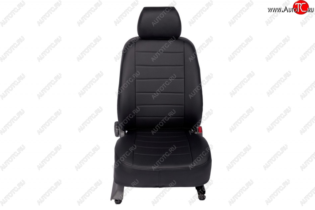 6 249 р. Чехлы на сиденья из экокожи Seintex  Toyota RAV4  XA40 (2012-2019) (Цвет: черный/черный)