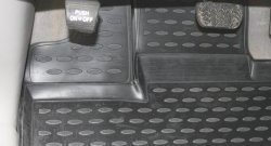 7 р. Коврики в салон Element 4 шт. (полиуретан)  Toyota Sienna  XL20 (2003-2006) (Серые). Увеличить фотографию 1