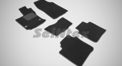 3 089 р. Износостойкие коврики в салон SeiNtex Premium LUX 4 шт. (ворсовые)  Toyota Venza  GV10 (2012-2016). Увеличить фотографию 1