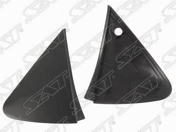 299 р. Правая накладка основания зеркала (треугольник) SAT  Toyota Vitz  XP90 - Yaris  XP90. Увеличить фотографию 1