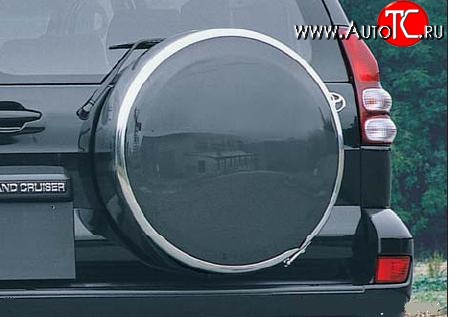 6 999 р. Бокс запасного колеса Ралекс-Тюнинг Toyota Land Cruiser 100 дорестайлинг (1998-2002) (215/65R16, Тарелочка неокрашенная)