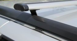 2 869 р. Комплект аэродинамических поперечин для рейлингов Лидер Премиум Chevrolet Niva 2123 рестайлинг (2009-2020). Увеличить фотографию 1