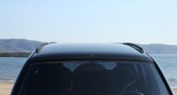 3 299 р. Рейлинги Лидер-премиум на автомобиль Лада Нива Трэвел (212300-80) (2021-2024) (Цвет: чёрный). Увеличить фотографию 3