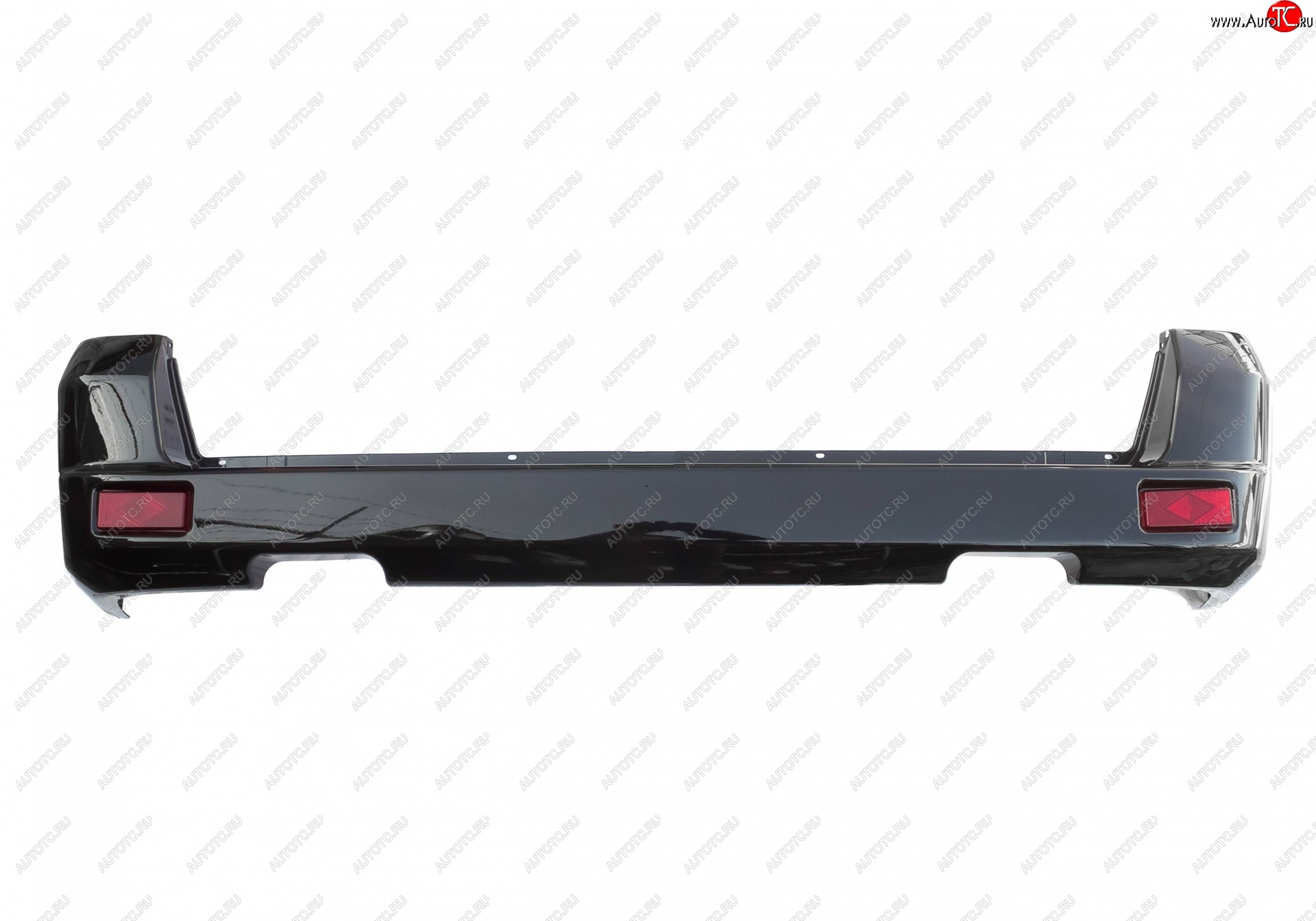 Тюнинг для UAZ Patriot 2014- \ Накладка на задний бампер (лист шлифованный) 1 мм