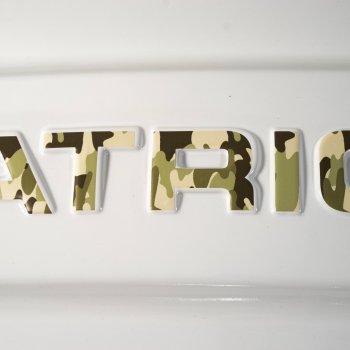4 189 р. Колпак запасного колеса Автостайл  Уаз Патриот  3163 5 дв. (2005-2013) (Цвет: Арктика). Увеличить фотографию 3