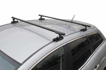 Универсальный багажник на крышу с винтовым соединением предусмотренным автопроизводителем Муравей C-15 Hyundai Santa Fe 3 DM дорестайлинг (2012-2016)