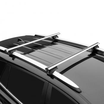 6 799 р. Багажник в сборе LUX Элегант Chevrolet Epica V250 (2006-2012) (поперечины аэро-классик, длина 120 см). Увеличить фотографию 2