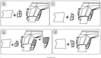 8 159 р. Багажник в сборе универсальный (на интегрированые рейлинги) LUX SCOUT Audi A4 B8 дорестайлинг, седан (2007-2011) (серые поперечины). Увеличить фотографию 8