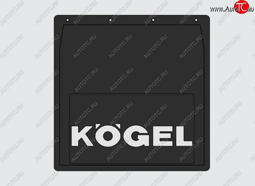 1 239 р. Комплект брызговиков для прицепов KOGEL Seintex МАЗ 5440 (1996-2009)